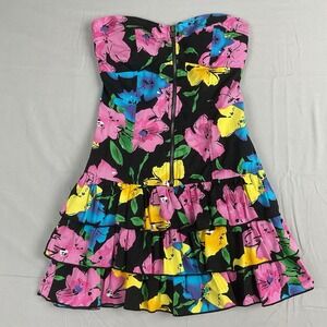 Vintage Bui Yah Kah Dress Floral Womens Small Y2k
